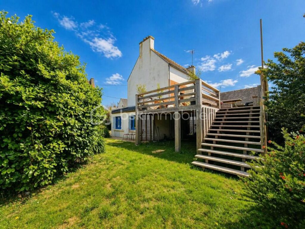 Treffiagat – Maison de famille entre mer et lumière – à 345 m de la plage, grande terrasse – 4 pièces – 3 chambres – 115 m²