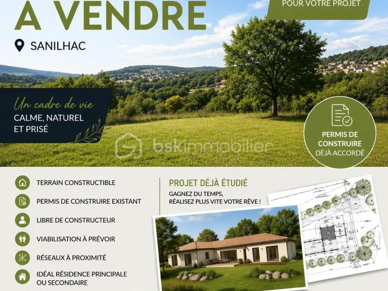 Terrain à vendre à Sanilhac