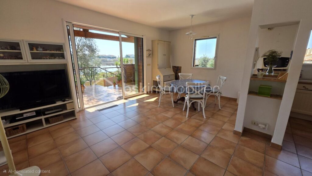 RARE A PALAVAS maison à vendre avec vue sur les étangs – 3 pièces – 2 chambres – 67 m²