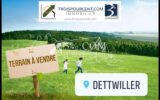 3%.COM Très beau terrain 10 ares en seconde ligne à DETTWIL – NR pièces – NR chambres – 1000 m²