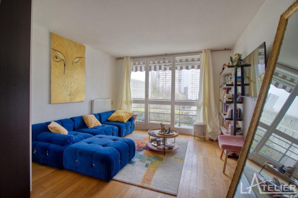 Bel appartement avec une grande luminosité et vue dégagée – 3 pièces – 2 chambres – 64 m²