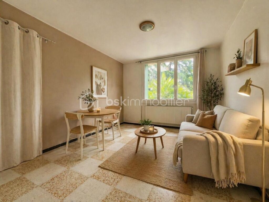 Appartement P3 – Rez-de-chaussée surélevé – Quartier Capouchiné – 3 pièces – 2 chambres – 54 m²