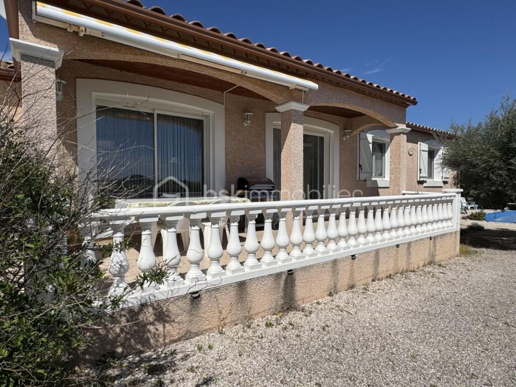 ** ** VILLA PLAIN-PIED 4 FACES AVEC PISCINE & VUE EXCEPTIONNELLE SUR LES CORBIÈRES ** ** – 5 pièces – 4 chambres – 109 m²