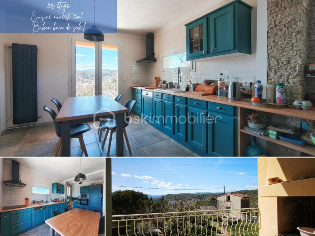 Maison familiale avec vue dominante – 6 pièces 170 m² – 6 pièces – 5 chambres – 170 m²