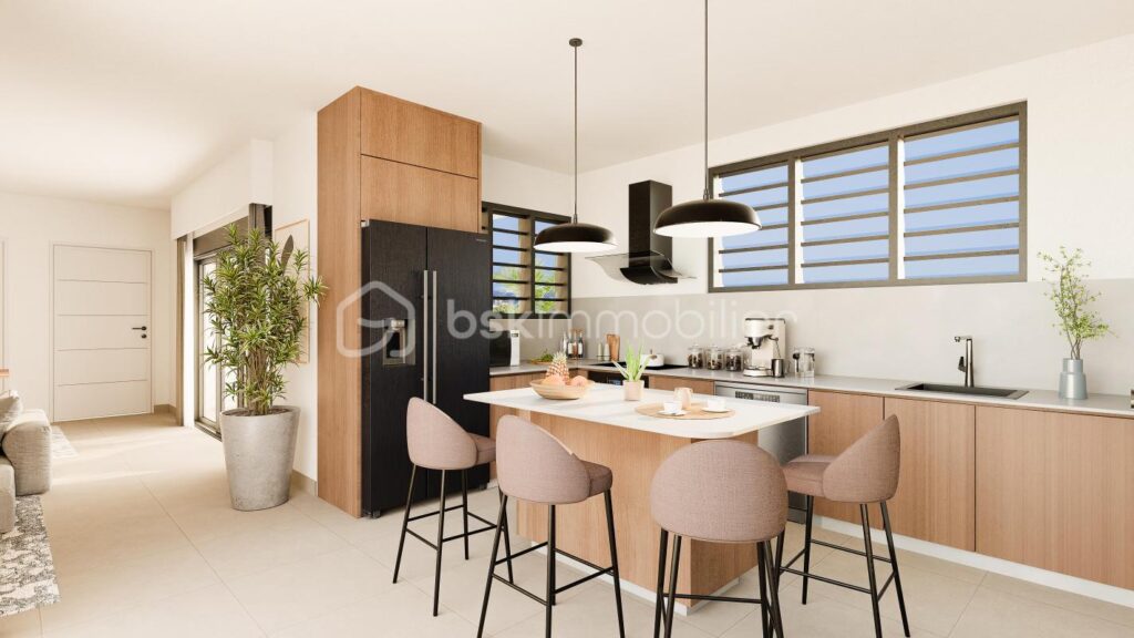 Appartement T4 neuf à Bellepierre (Saint-Denis) – 4 pièces – 3 chambres – 119 m²