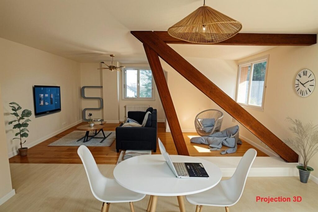 T3 à rénover proche IUT – 3 pièces – 2 chambres – 67 m²