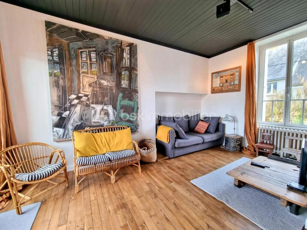 Treffiagat – Maison de famille entre mer et lumière – à 345 m de la plage, grande terrasse – 4 pièces – 3 chambres – 115 m²