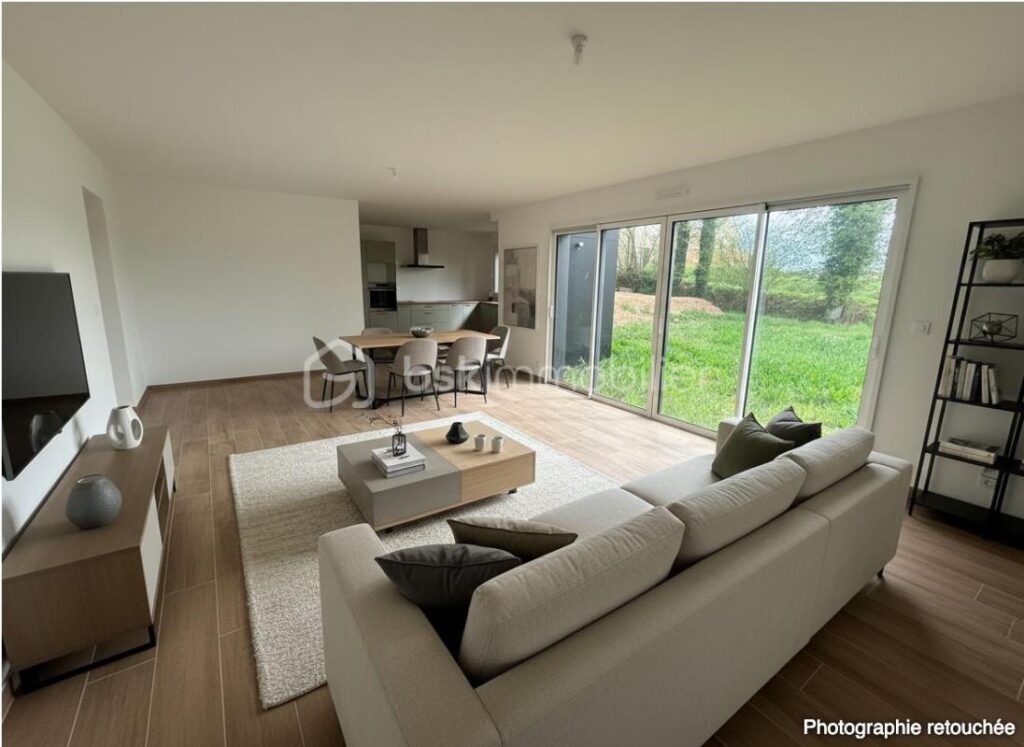 EN EXCLUSIVITÉ – Coup de cœur assuré – Maison neuve 123 m² – Vue exceptionnelle – À 15 min de Rennes – Garage – 6 pièces – 4 chambres – 123 m²