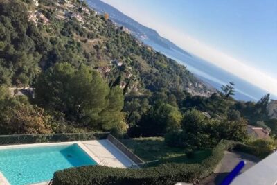 NICE OUEST – Hôpital L’ARCHET – SAINT-ANTOINE DERNIER ÉTAGE – TERRASSE PANORAMIQUE 45 m² – VUE MER – 3 pièces – 2 chambres – 64 m²