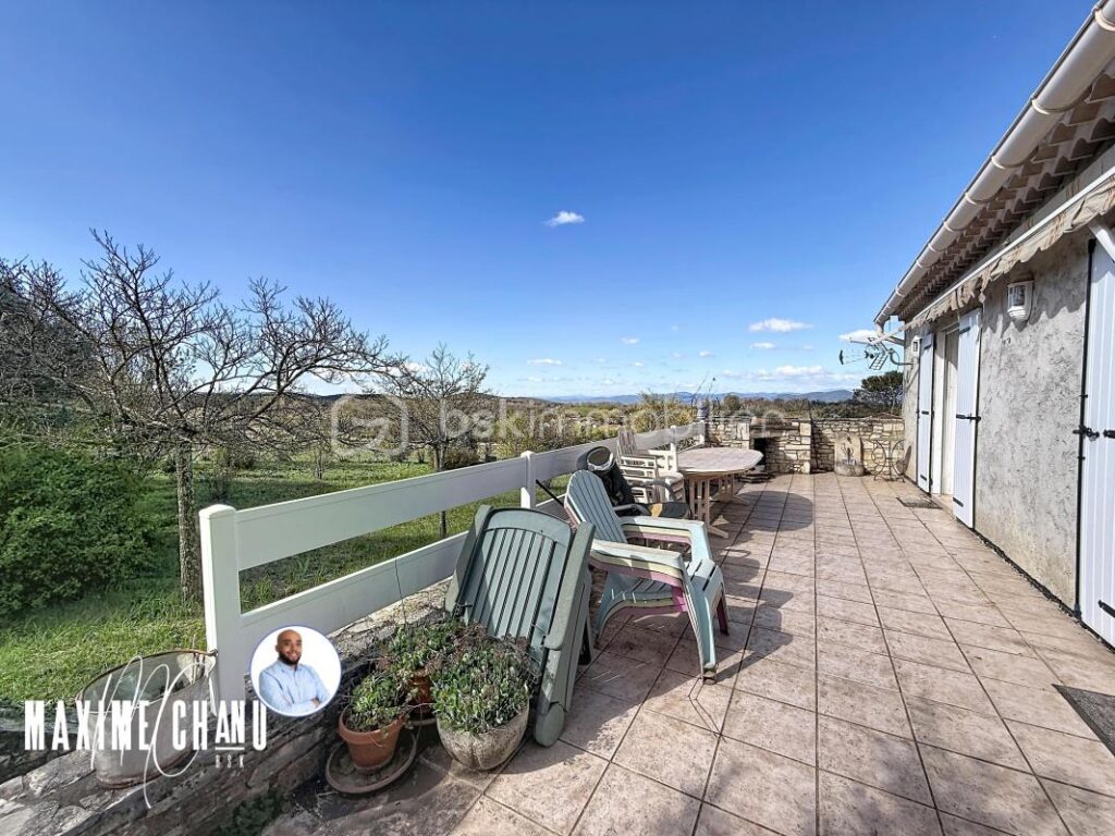 Maison à Saint Privat de Champclos sur 2000 m2 de terrain – 3 pièces – 2 chambres – 75 m²