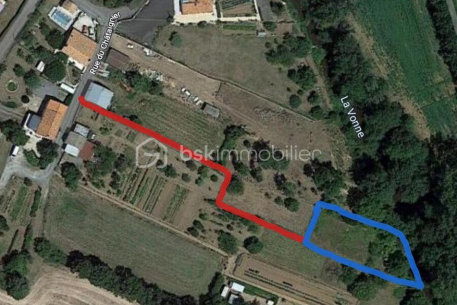 Terrain à vendre à Curzay sur vonne