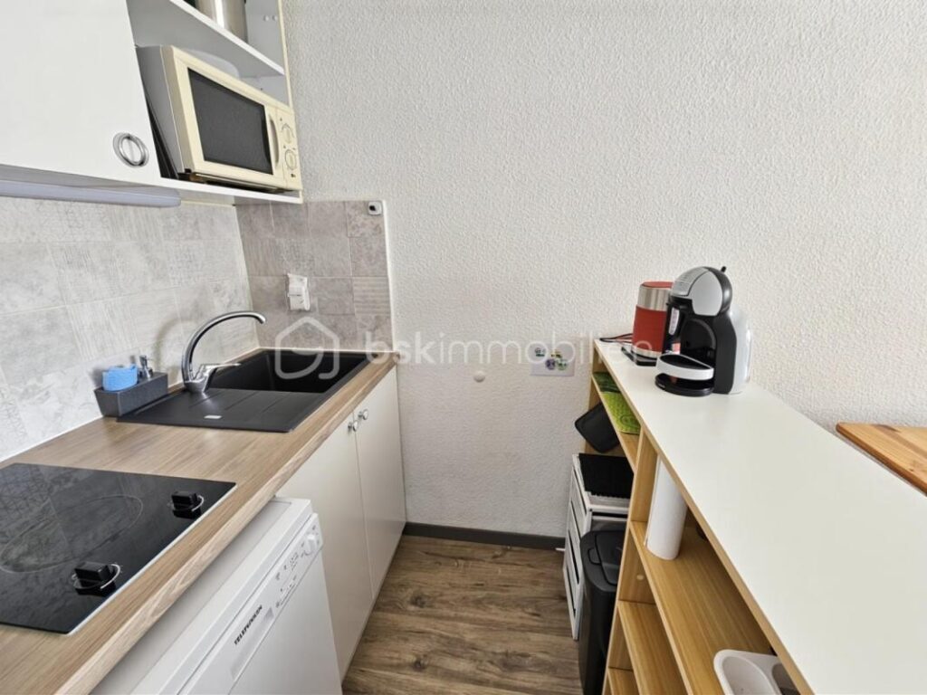 **EXCLUSIVITÉ – Studio avec coin cabine – Vue montagnes exceptionnelle** – 1 pièce – NR chambres – 21 m²