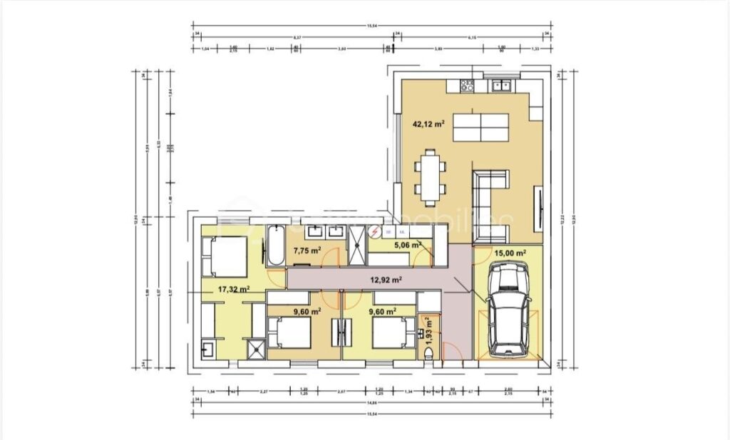 Opportunité ! Coeur de Laruscade – 5 pièces – 3 chambres – 150 m²