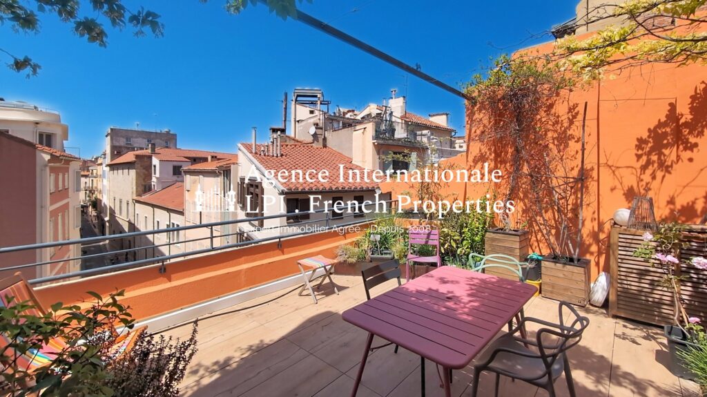 Appartement terrasse – 3 pièces – 2 chambres – 65 m²