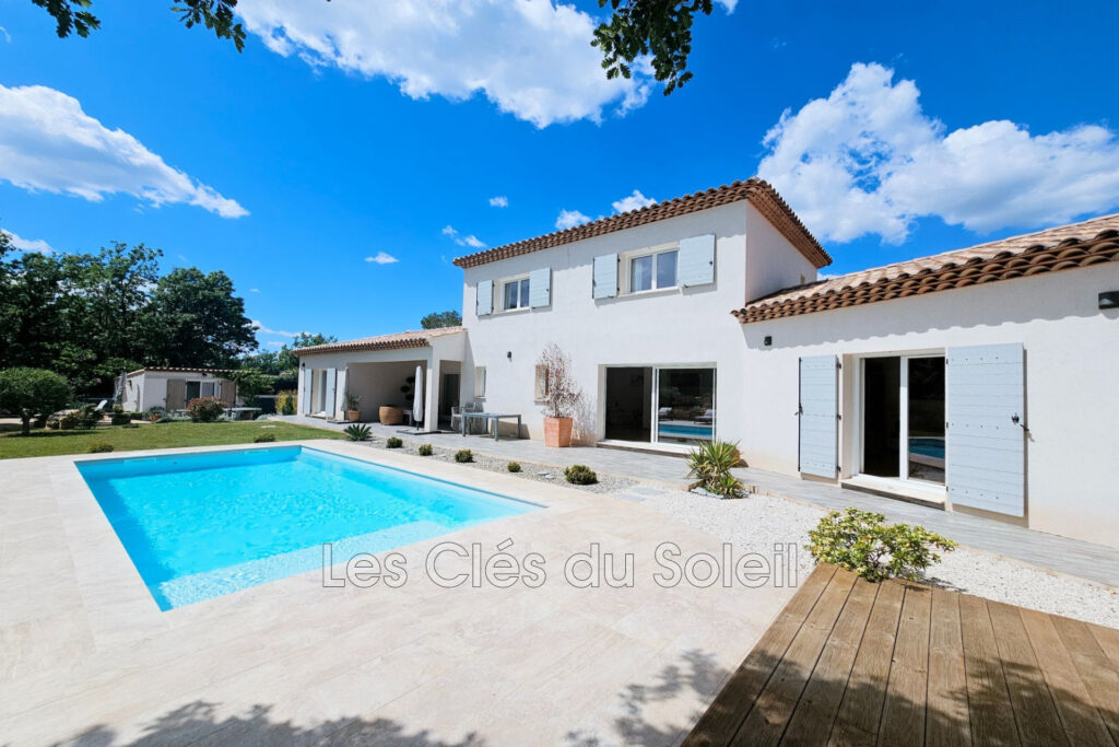 Villa contemporaine 2021 ? 160 m² ? Piscine ? Vue château ?  F – 5 pièces – 3 chambres – 160.00 m²