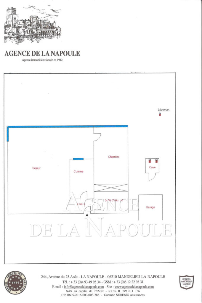 vente appartement 2 Pièce(s) – 2 pièces – 1 chambre – 71.45 m²