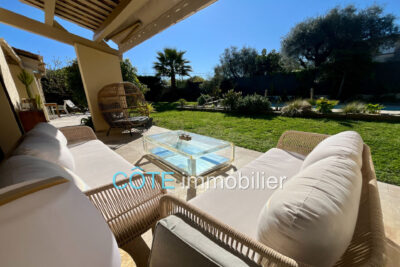 ANTIBES PROCHE CENTRE MAISON FAMILIALE 4 CHAMBRES PISCINE – 5 pièces – 4 chambres – 130.00 m²