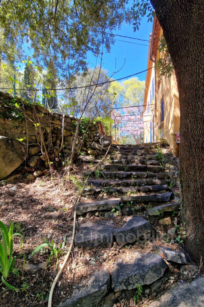 Mas de caractère avec piscine, vue montagne et terrain arboré  – 9 pièces – 5 chambres – 237.00 m²