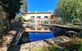 Mas de caractère avec piscine, vue montagne et terrain arboré  – 9 pièces – 5 chambres – 237.00 m²