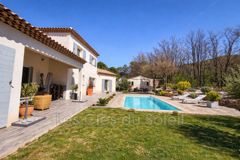 Villa contemporaine 2021 ? 160 m² ? Piscine ? Vue château ?  F – 5 pièces – 3 chambres – 160.00 m²