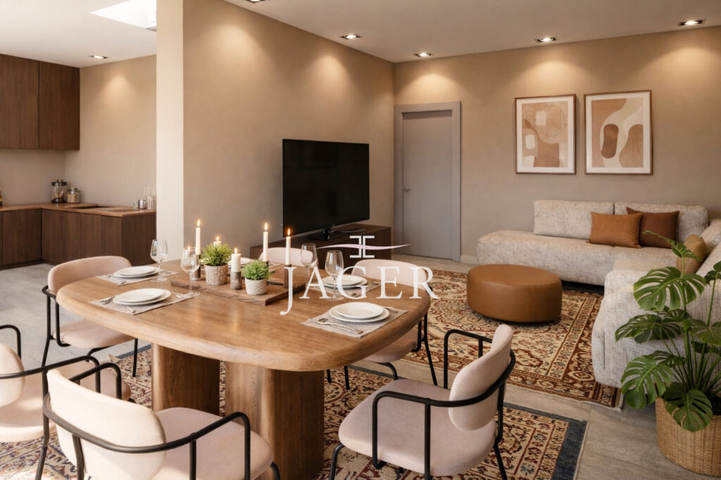 Appartement dans un domaine privilégié au pied du village de G – 2 pièces – 1 chambre – 42.00 m²