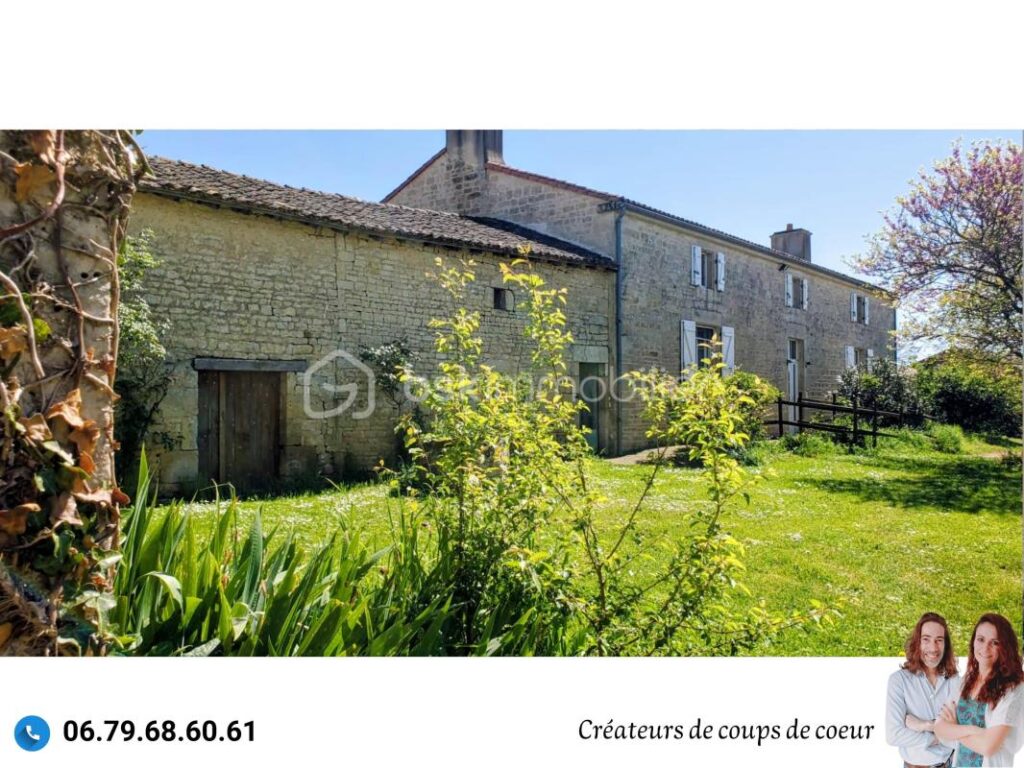 Ancien corps de ferme à rénover – 5 pièces – 4 chambres – 173 m²