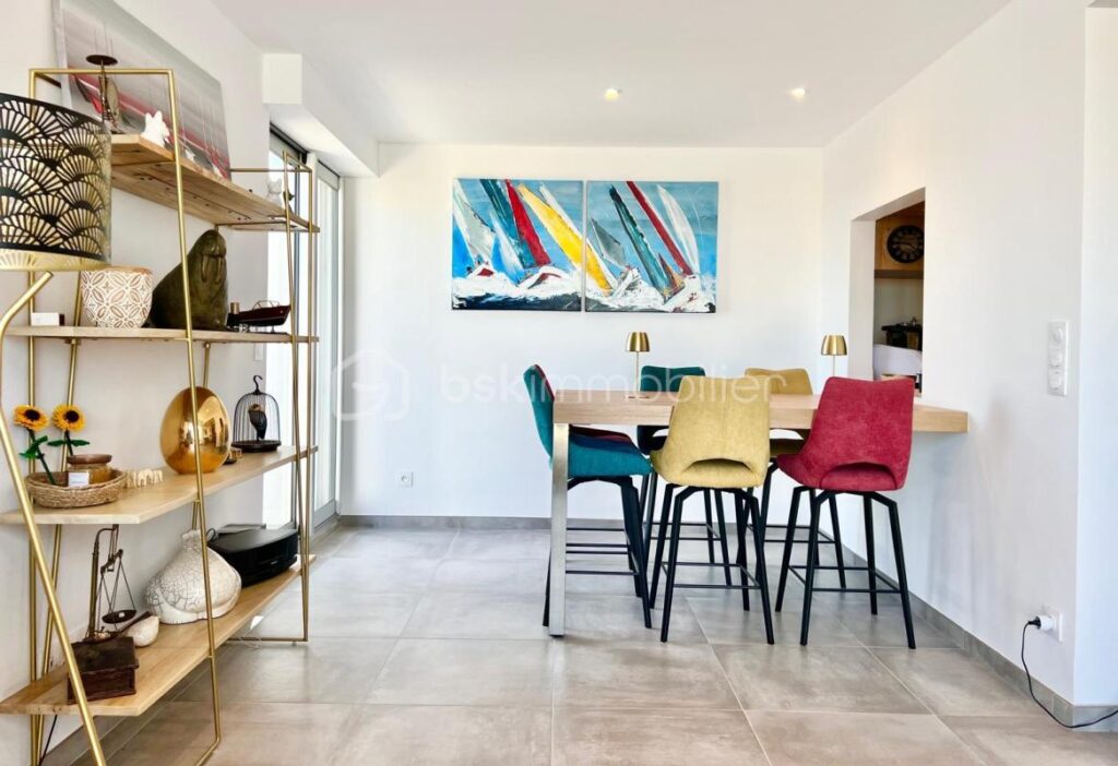Appartement d&rsquo;exception au Port de CARNON-PLAGE – 3 pièces – 1 chambre – 64 m²