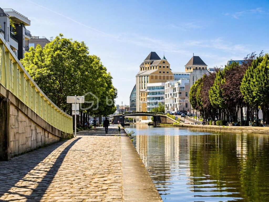 Charment 2 pièces a Pantin vue Canal de l&rsquo;Ourcq – 2 pièces – 1 chambre – 43 m²