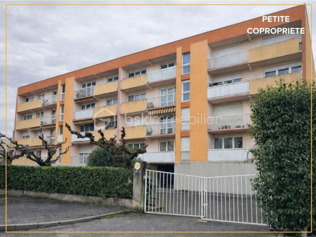 T3 lumineux avec balcon & clim + garage et cave / vendu libre – 3 pièces – 2 chambres – 72 m²