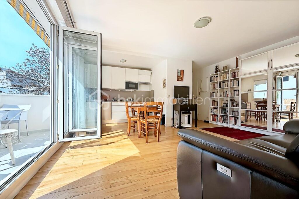 Beau 2 pièces avec balcon plein sud sur Jardin avec Parking et cave – 2 pièces – 1 chambre – 48 m²