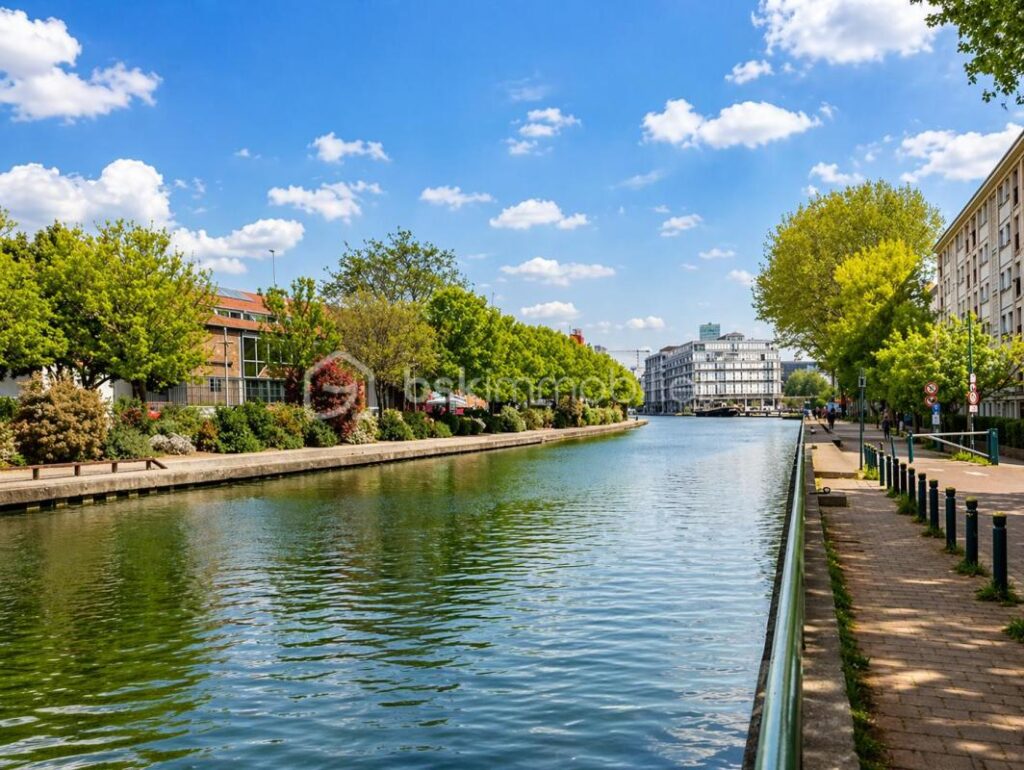 Charment 2 pièces a Pantin vue Canal de l&rsquo;Ourcq – 2 pièces – 1 chambre – 43 m²