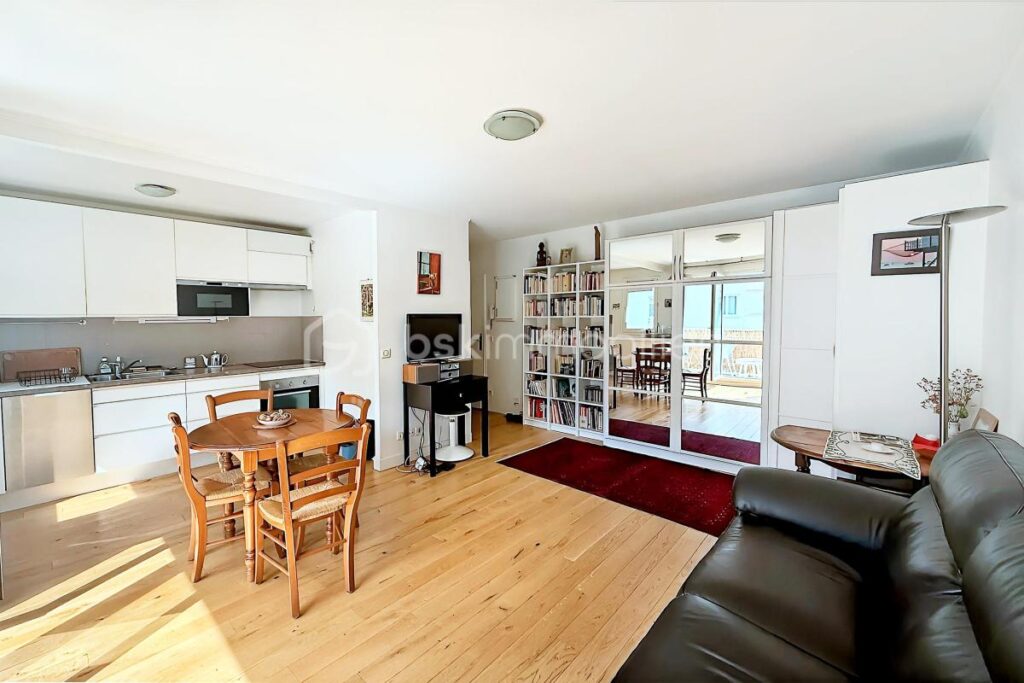 Beau 2 pièces avec balcon plein sud sur Jardin avec Parking et cave – 2 pièces – 1 chambre – 48 m²