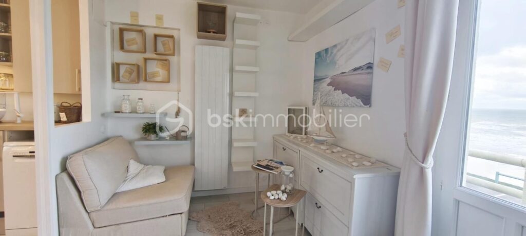 Pied-à-terre d’exception face à la mer – Baie de Somme – 1 pièce – NR chambres – 17 m²