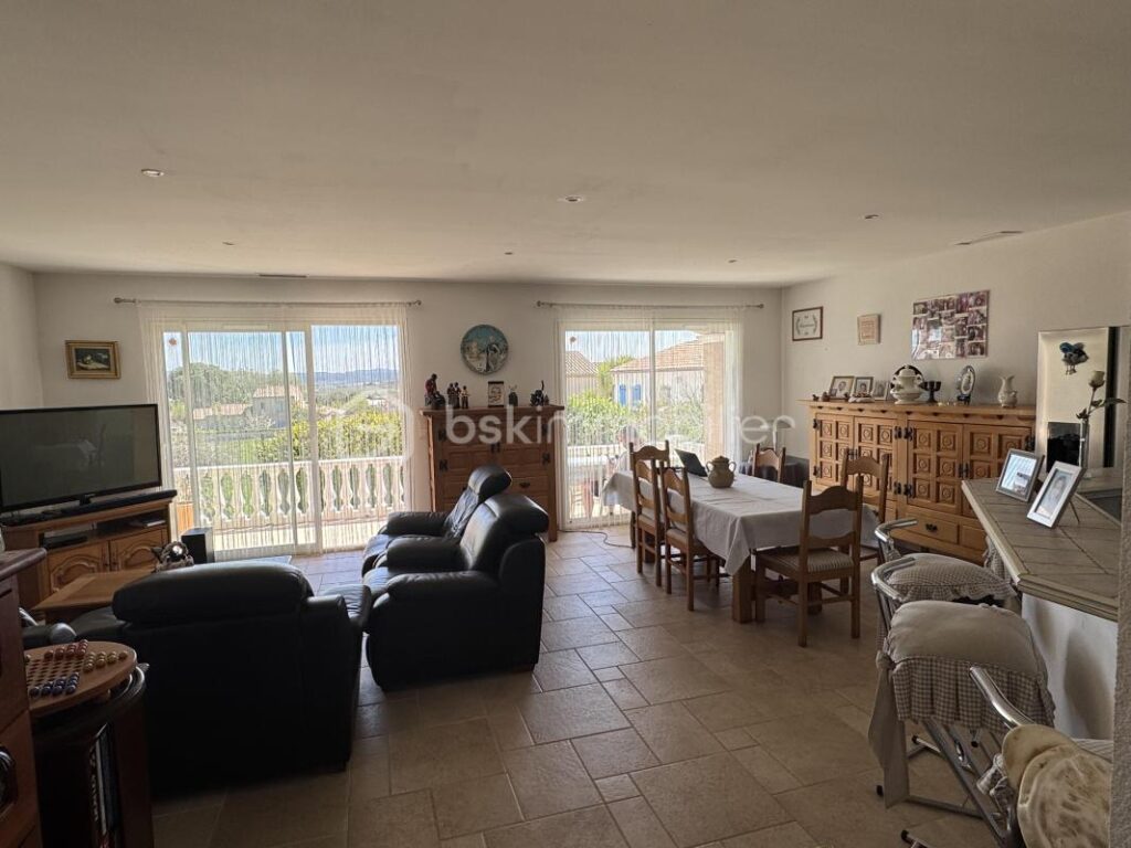 ** ** VILLA PLAIN-PIED 4 FACES AVEC PISCINE & VUE EXCEPTIONNELLE SUR LES CORBIÈRES ** ** – 5 pièces – 4 chambres – 109 m²