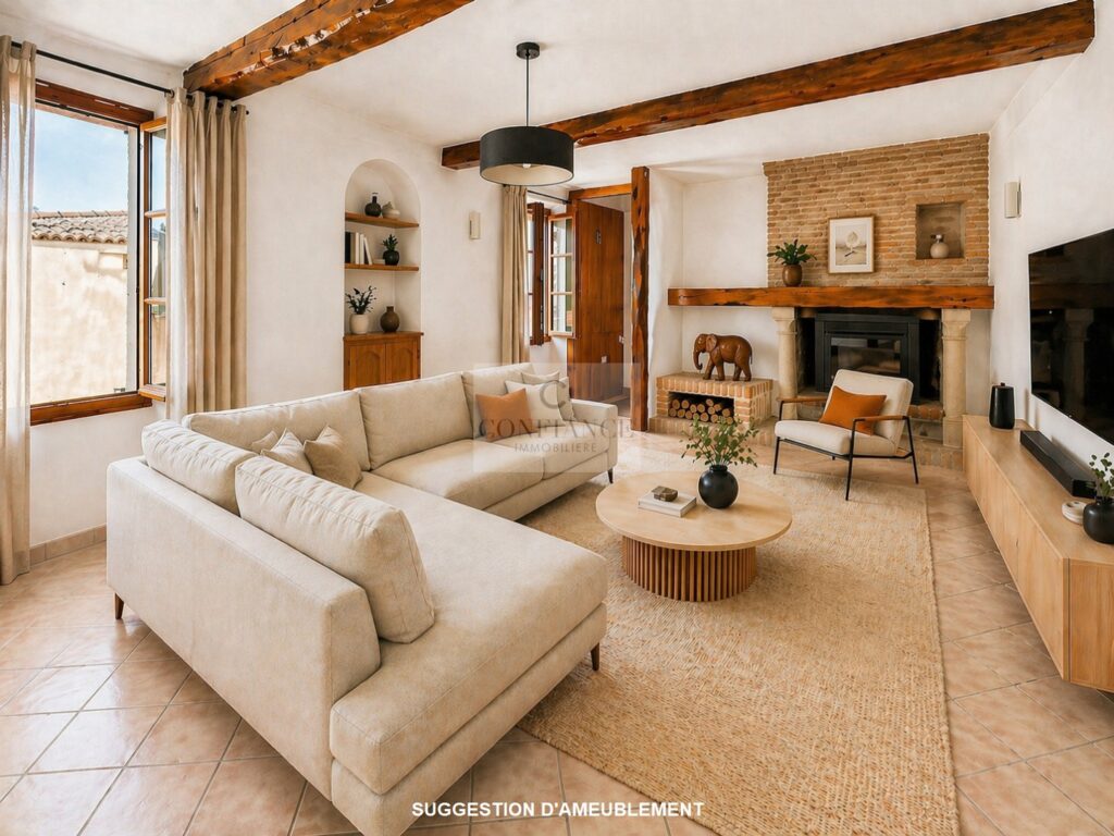 Maison – 5 pièces – 4 chambres – 80 m²