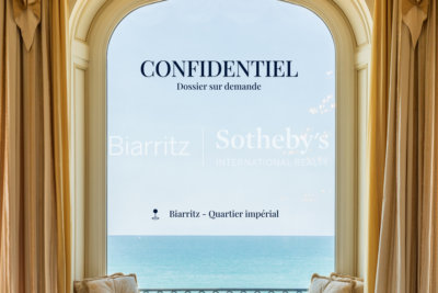 EXCLUSIVITE – BIARRITZ QUARTIER IMPERIAL – 10 pièces – 6 chambres – 380 m²