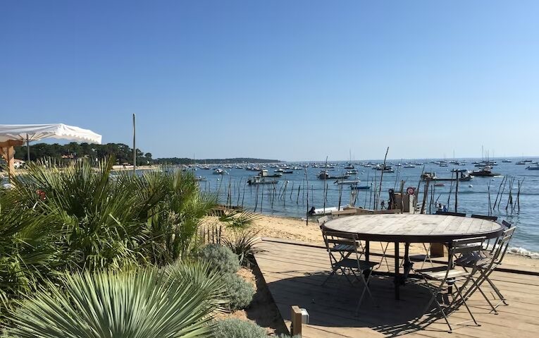 terrasse vue bassin arcachon