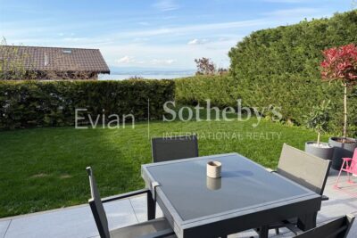 EVIAN APPARTEMENT 3 CHAMBRES AVEC VUE LAC ET JARDIN PRIVATIF – 4 pièces – 3 chambres – 93 m²