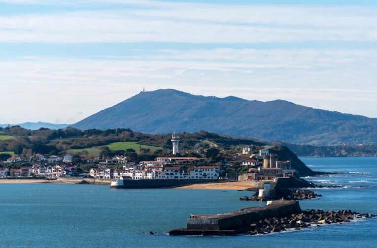 baie saint jean de luz vue mer