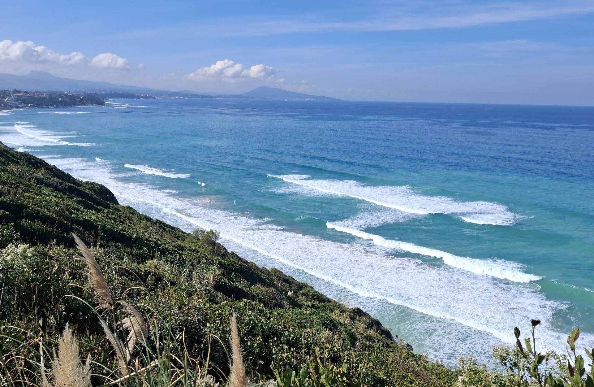 bidart vue mer nature montagne