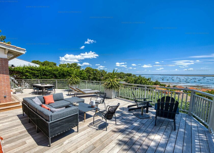 Vue sur le Bassin d'Arcachon depuis Cap Ferret