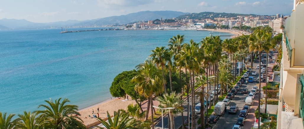 croisette vue mer. appartement