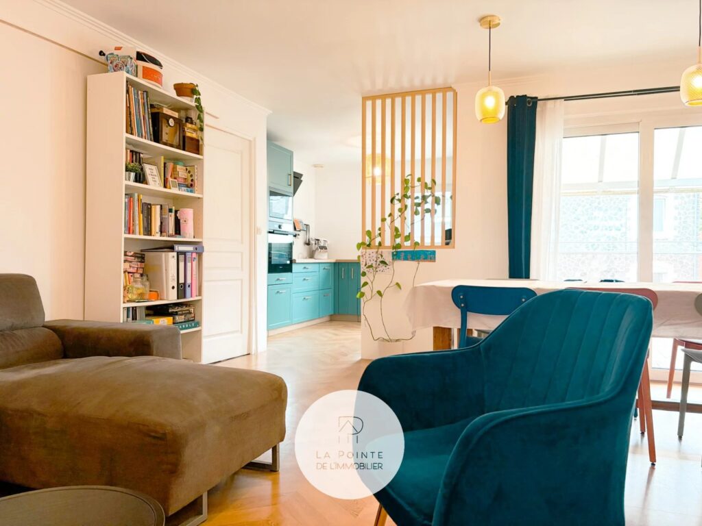 Maison cocooning avec terrasse – Quartier Saint-Michel à Saint-Brieuc – 4 pièces – 2 chambres – 103.4 m²