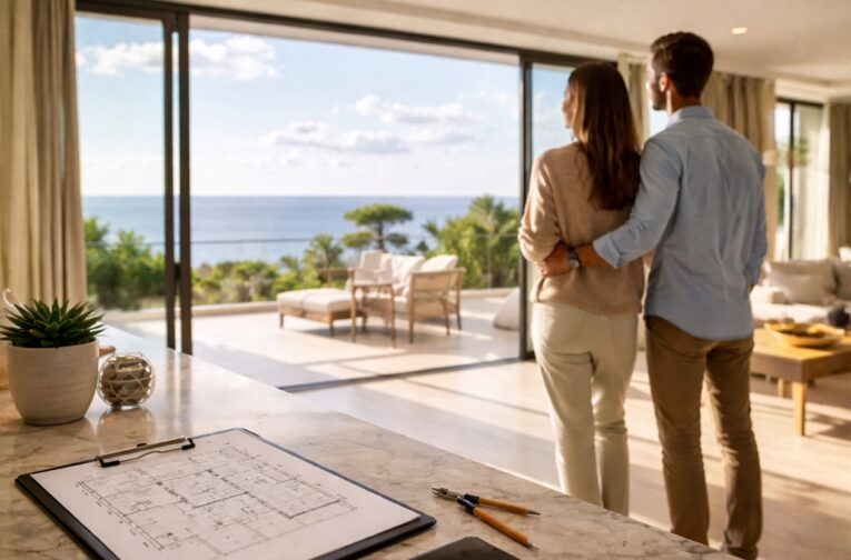 illustration, visite immobilière