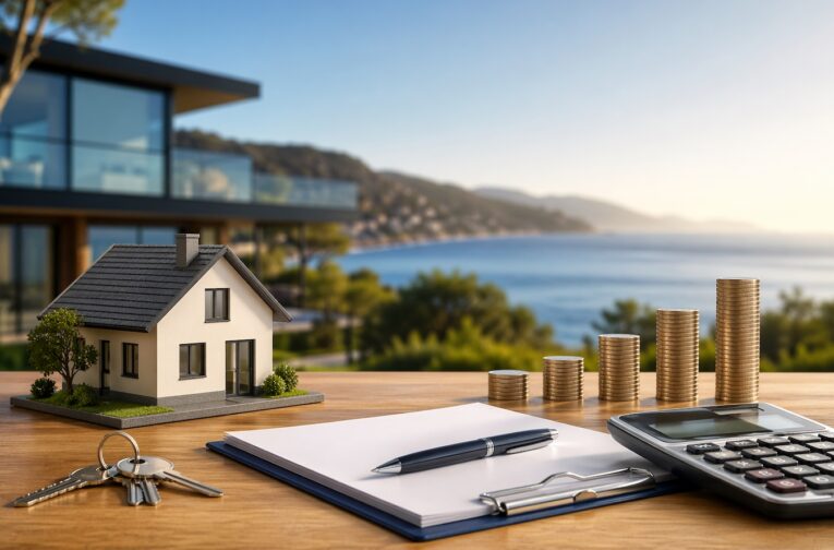 vue mer illustration prêt immobilier