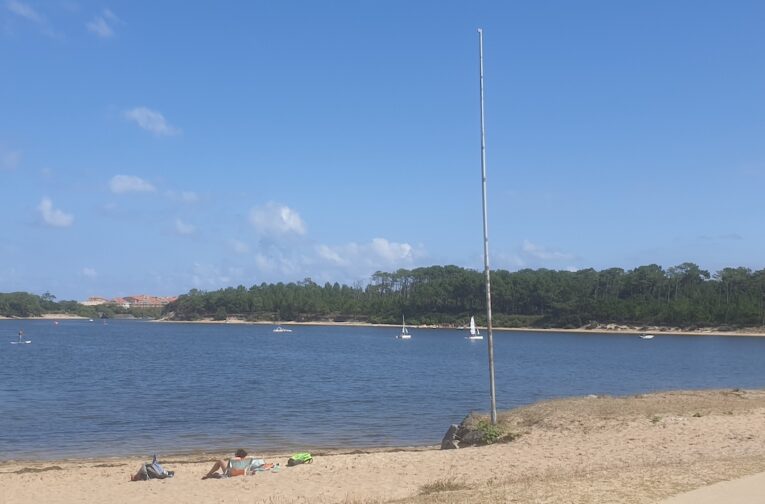 landes vue lac vieux boucaux vue nature