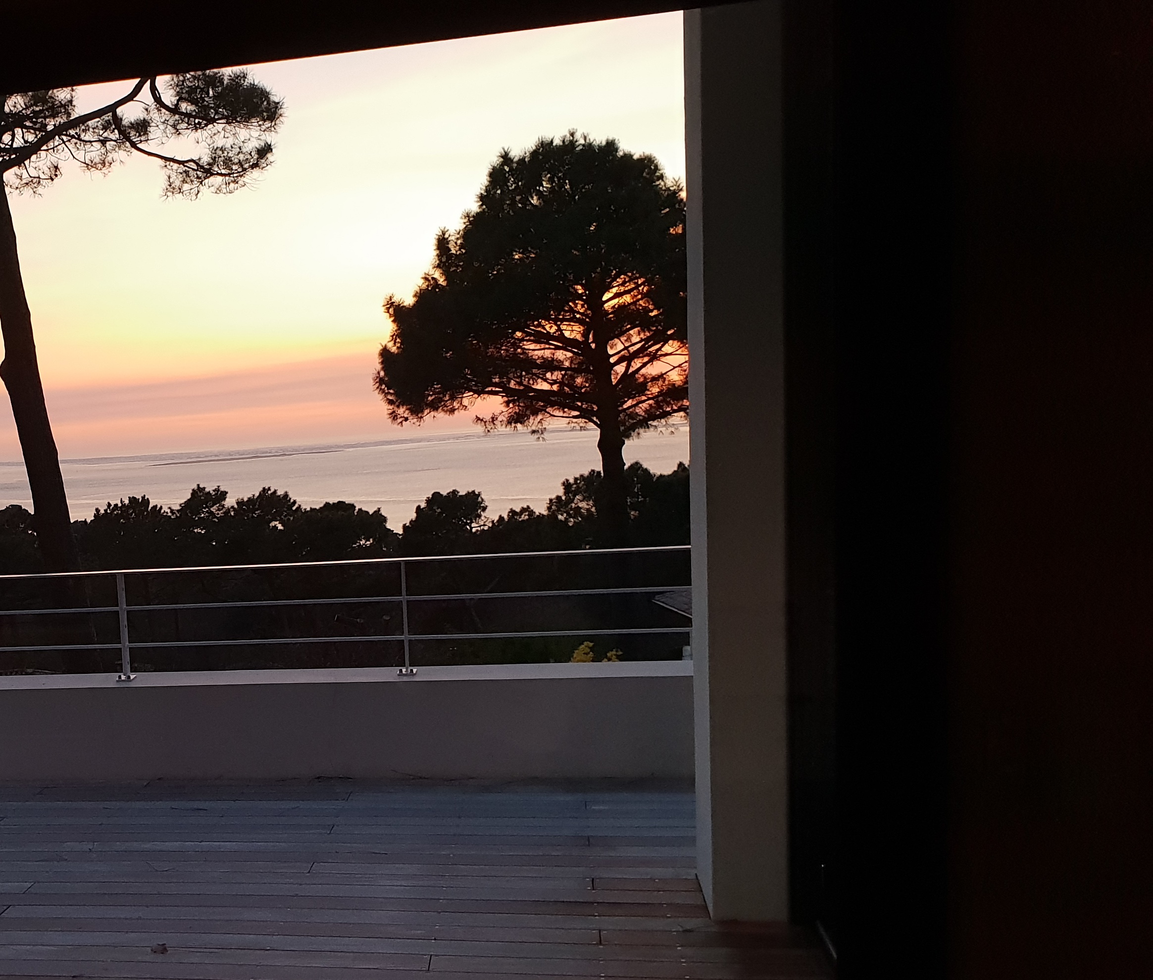 coucher de soleil terrasse Pyla