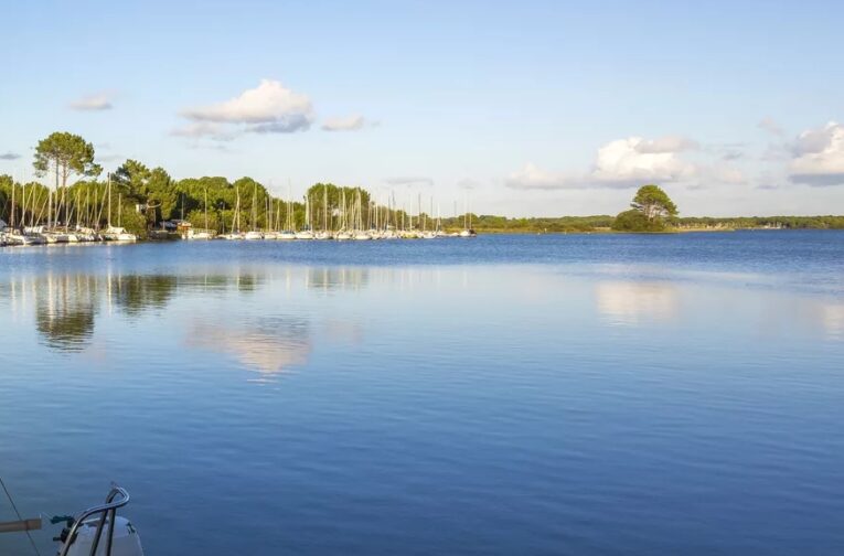 vue lac Biscarrosse
