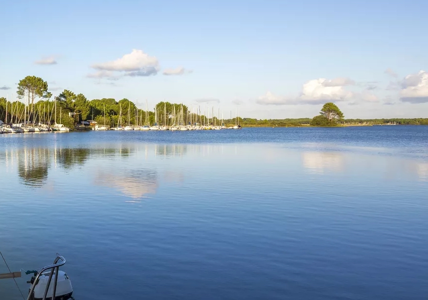 vue lac Biscarrosse