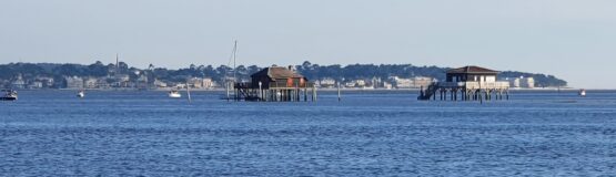 vue mer arcachon cabane tchanquee